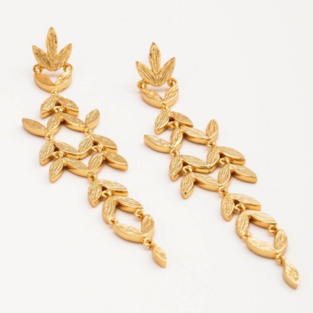 Gorjana anthem drop earrings - like new